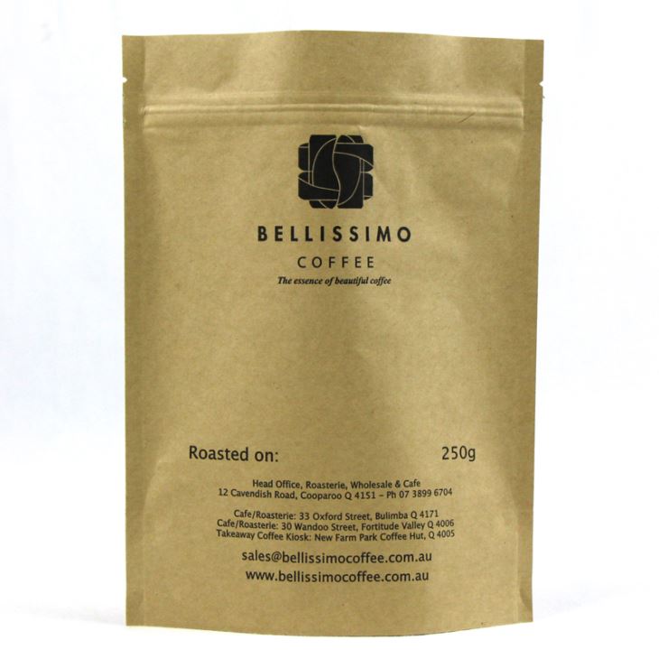 250g Stand Up Coffee Bags z zamkiem