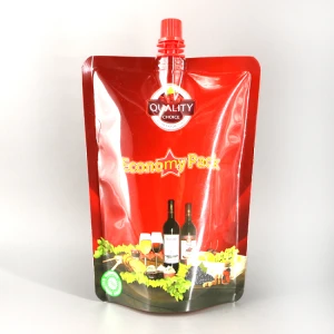 Plastikowe torby na wino z fontannowej