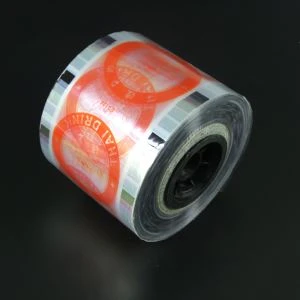 Niestandardowe Logo aluminiowa folia Roll Cup folii uszczelniającej