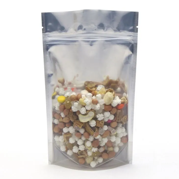 Przezroczysta folia aluminiowa do ustawiania w pozycji pionowej