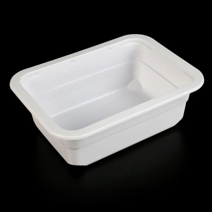 1000 ml Mikrofalowalna jednorazowa plastikowa pamiątka Prep Food Catering Packaging Tray Producent tacek
