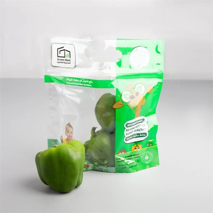 Plastikowe oddychające antymgielne świeże torby do pakowania warzyw owocowych