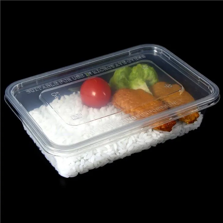 Transparent Eco Friendly Microwavable Takeaway Disposable Food