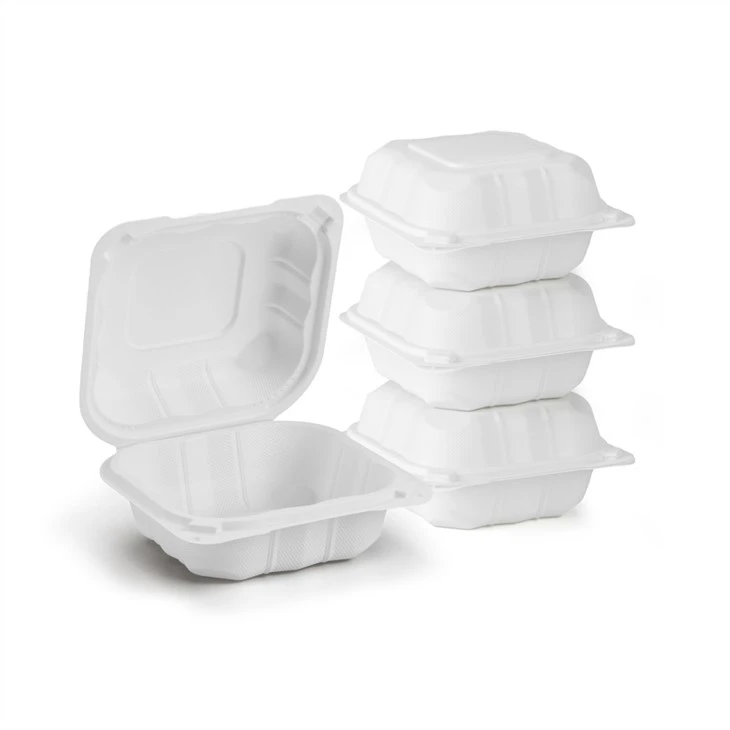 225 biodegradowalne frytki frytki opakowanie żywności jednorazowe bento pudełko na lunch zabieraj plastikowy pojemnik na żywność