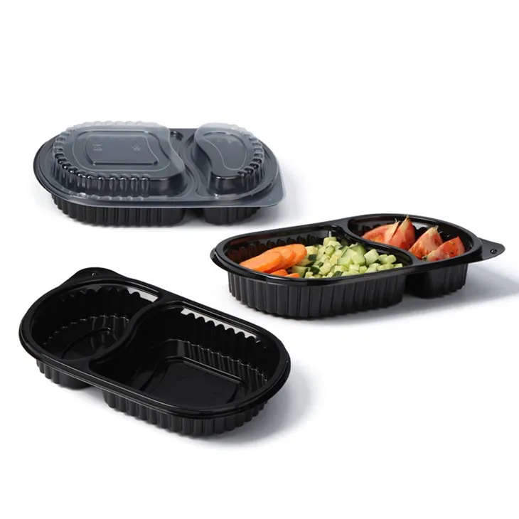 2-przedziałowe pojemniki na żywność na wynos