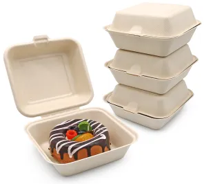 Burger z pojemnikami na wynos