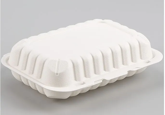 Prostokątne pudełko na żywność o pojemności 27 uncji z pokrywką