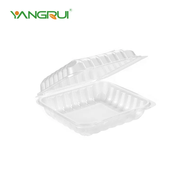 Przezroczyste pudełko typu clamshell